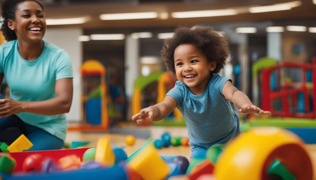 beneficios del cuidado de niños en gimnasios